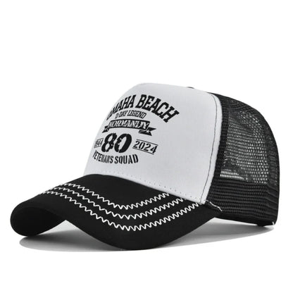 New Fashion Spring Summer Printed Mesh Breathable Baseball Cap Gorras Personality LOGO for Men WomenCouples Visor Hat Casquette