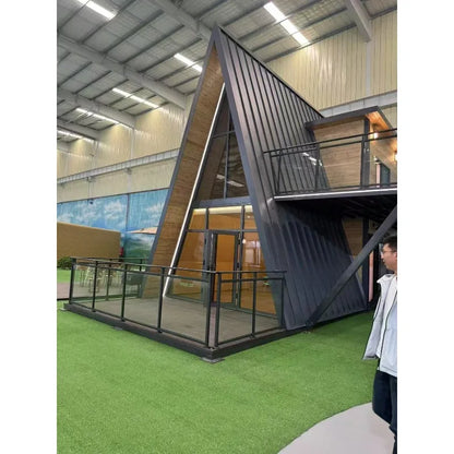 Movable Prefab Steel Container House – Luxurious 1-2 Bedroom Small Triangle Modern Design for Hotel & Comfortable Accommodation