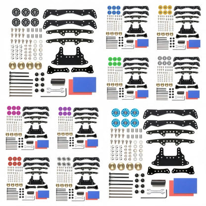 Tamiya Four-Wheel Drive Vehicle VZ Chassis Self-Made Upgrade And Modification Kit for Model Enthusiasts