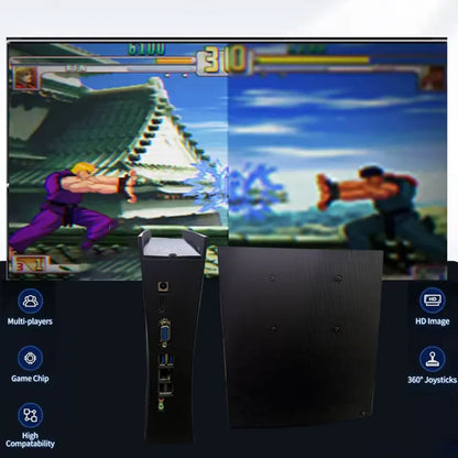 BS5 60+ Emulators 2TB ROM 8G RAM Retro Game Console I3-3110M 70000+ Games For Wii PS2 PSP NGC N64 4K HD Console