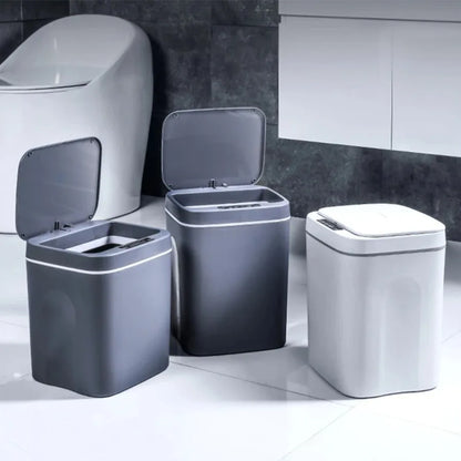 12L/14L/16L USB Charging Smart Trash Can Automatic Sensor Dustbin Intelligent Sensor Rechargeable Electric Waste Bin Rubbish Can