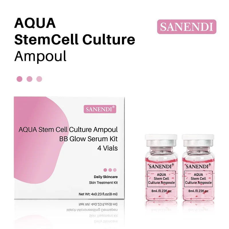 4PCS Salmon DNA Gold BB Glow Kit Dr.Pen Gold Stem Cell Ampoule Foundation Starter AQUA Peptide Face Skin Care Essence 8ml
