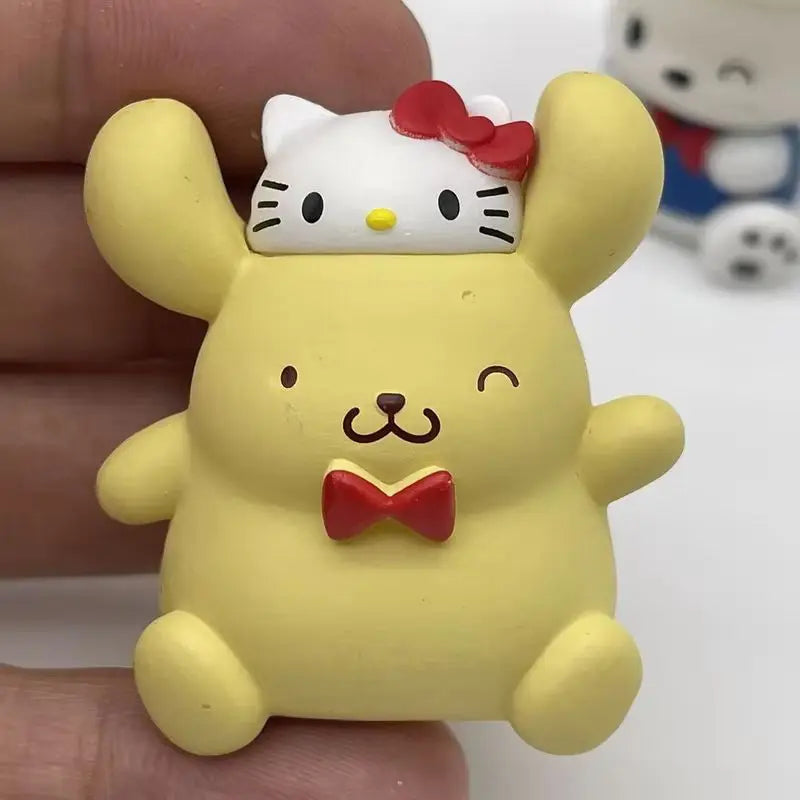50th Anniversary Blind Box Cute Kt Cat Toy Handmade Kawai Anime Action Figure Kids Trendy Toys Desktop Decoration Festival Gift