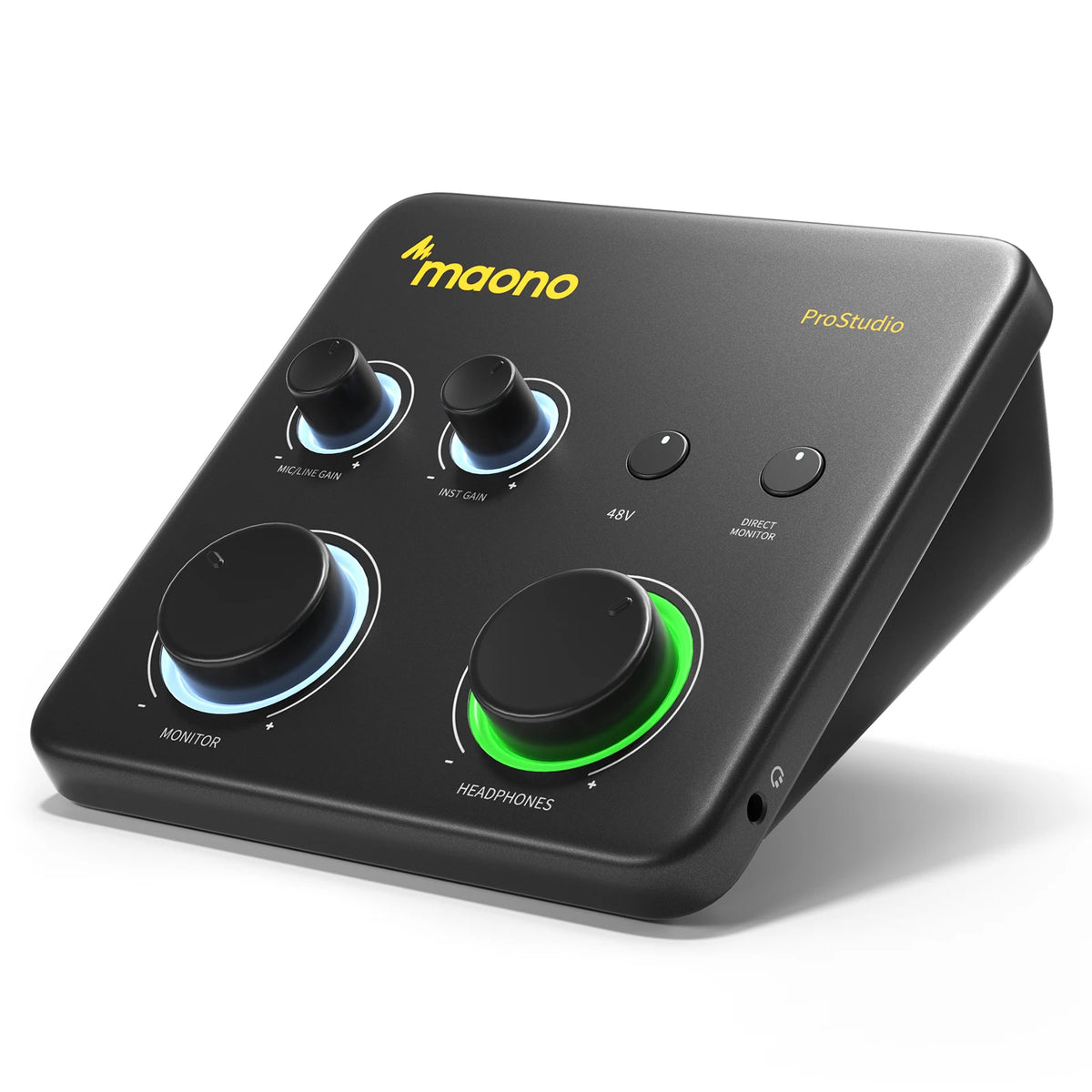 MAONO PS22 Lite USB Audio Interface for PC XLR Input 24-bit/192kHz Routing Software Loopback ASIO for Recording Music Guitar DAW
