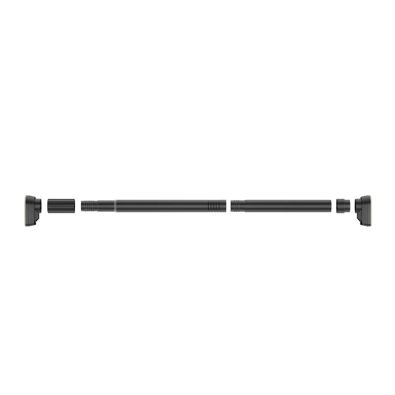 Adjustable Stainless Steel Shower Curtain Rod Clothes Drying Rack No-Drill Telescopic Pole for Laundry Room Bathroom