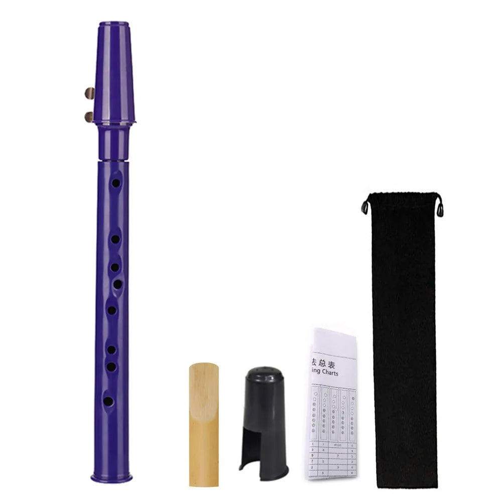Mini Portable Saxophone Lightweight with Carrying Bag Woodwind Instrument 8-Hole Classical Pocket Saxophone