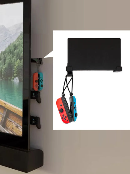 DATA FROG Wall Mount Holder for Switch/Oled/Joycon - Universal Stand Hanger for Switch TV Dock | Gaming Accessories