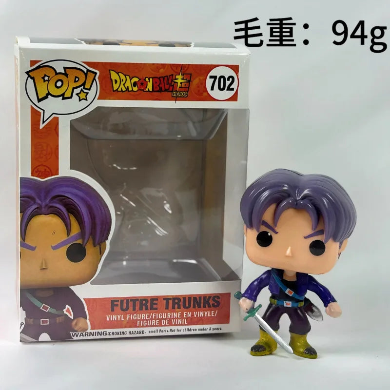 8 Styles Dragon Ball Funko POP Figures Goku Black Rose Piccolo Trunks Collectible Anime Desktop Decor Gift