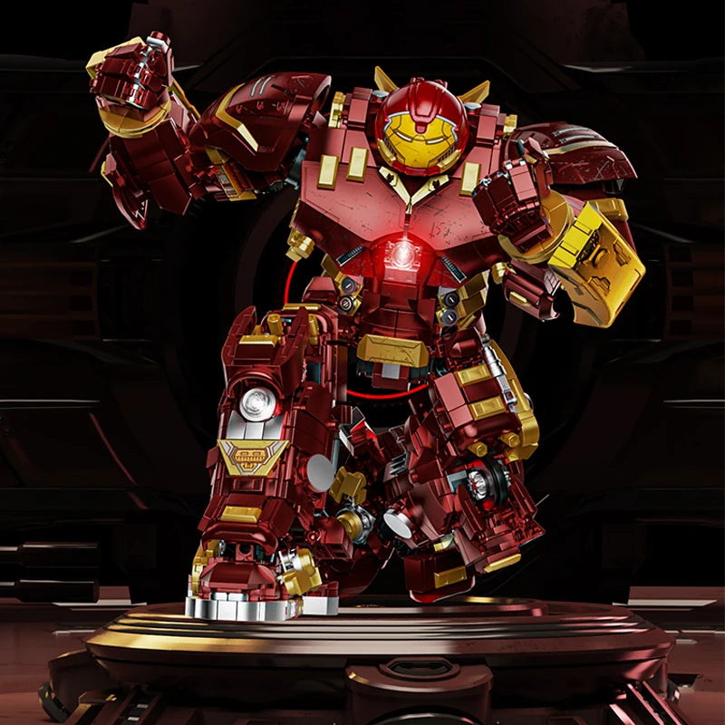 Superheroes MOC Building Blocks Figures 2600+Pcs Marvel Iron Man Mecha Bricks Set Room Ornament DIY Toys Christmas Gifts Adult