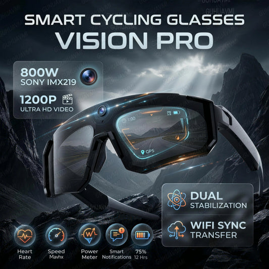AI Voice Translate Smart Glasses 1200P Video Recording Camera Bluetooth WiFi Anti-Shake Polarized Lens Driving Sports Sunglasses