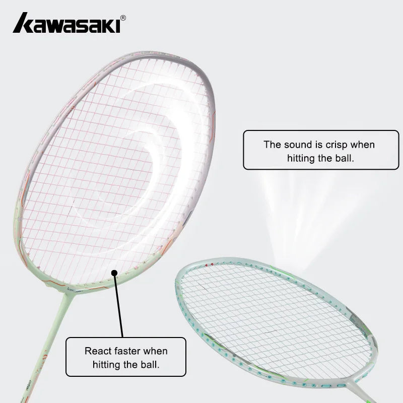 Kawasaki ELITE-65 Badminton String 0.65mm High-quality Elasticity Crisp Sound Badminton Accessory String