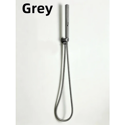 Brushed Nickel Stainless steel Hand Shower Head with 1.5M Hose Water Saving Handshower Shower Brass Bracket Accessor