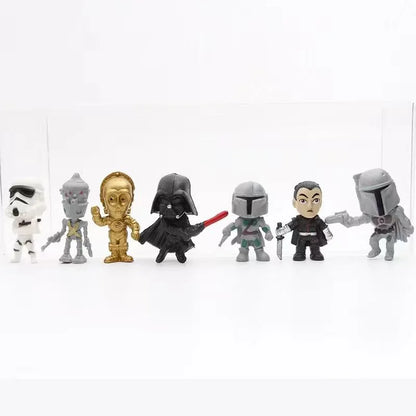 14pcs/16pcs/ set Star Wars Mandalorian Cute 4cm Figure Toys