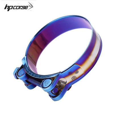 32mm - 85mm Motorcycle Exhaust Clamp Clip Stainless Steel Exhaust Pipe Clamps For Middle Exhaust Connect Fixed Seal Install