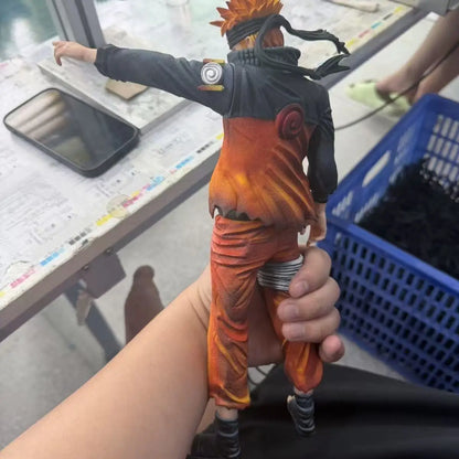 HY Statue Anime Naruto Uzumaki Figure Uzumaki Naruto 30cm/11.81inch Pvc Action Figures Collection Model Toys Gifts