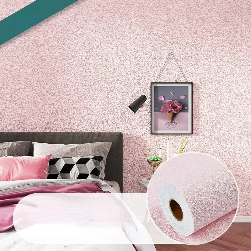 10m Self Adhesive 3D Wall Panel Wallpaper Foam Soundproof Waterproof 3D Wall Sticker New Design Bedroom Wallpaper Thickening