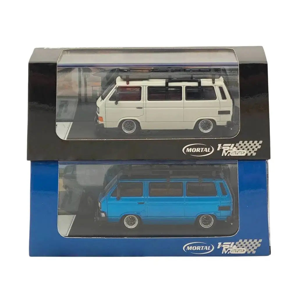 Mortal 1:64 T3 Van Collection Diecast Toys Car Models Miniature Hobby Gifts