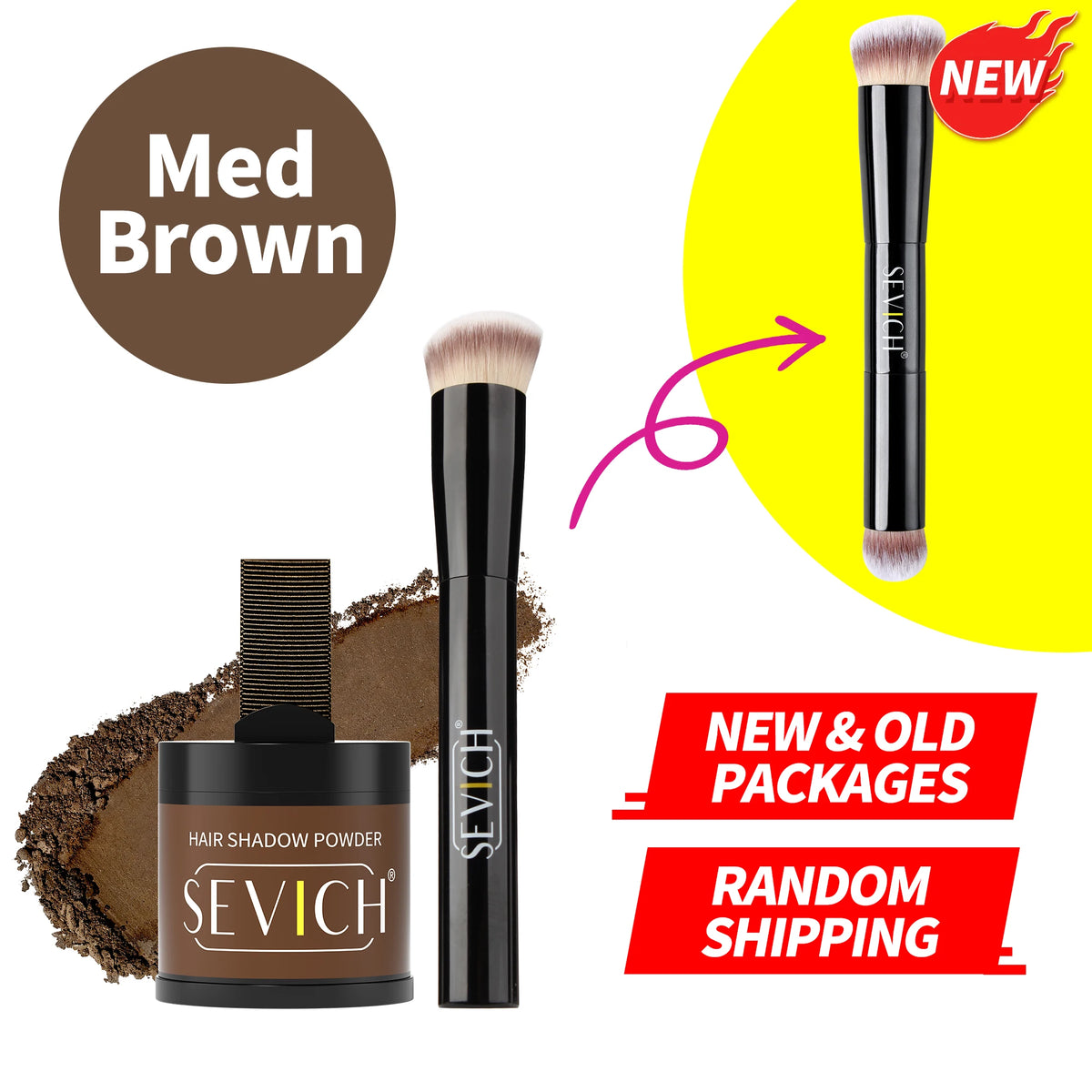 VIP-Keman-Hairline Powder 4g with Brush
