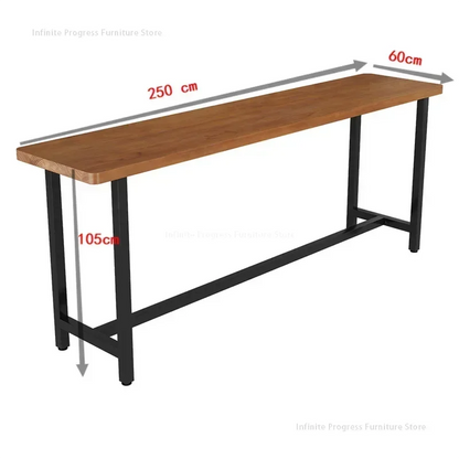 Bistro High Bar Tables Restaurant Home Coffee Alcohol Bar Table Cocktail Counter Reception Desk Furniture Muebles De Cocina FYBT