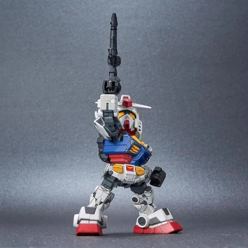 SDCS RX-78F00 Yokohama Series Q-Version Posable Snap-fit Model Kit Mobile Humanoid Robot Assembly Action Figure Collect Gifts