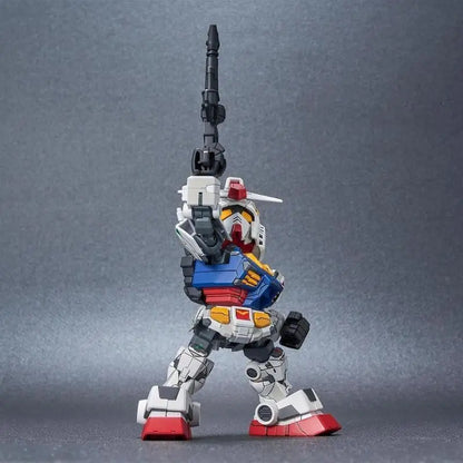 SDCS RX-78F00 Yokohama Series Q-Version Posable Snap-fit Model Kit Mobile Humanoid Robot Assembly Action Figure Collect Gifts