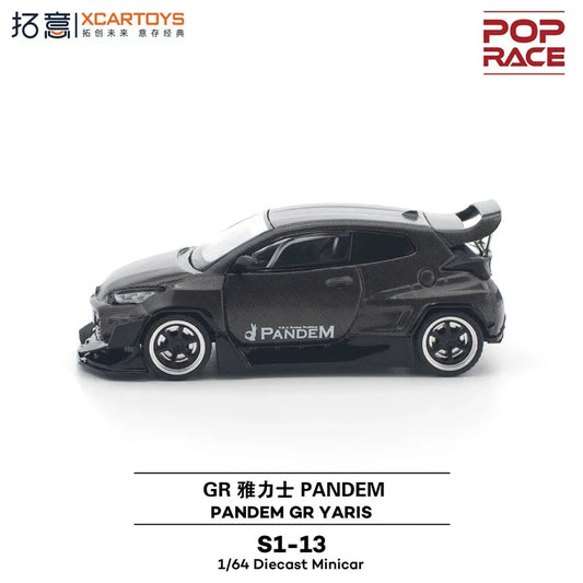 1:64 PANDEM GR YARIS Carbon Edition Diecast Collector's Vehicle Model Car