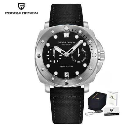 PAGANI DESIGN New 41mm Men's Automatic Mechanical Watch CAL. 2C22 Sapphire Glass Waterproof 200M Diving Reloj Hombre