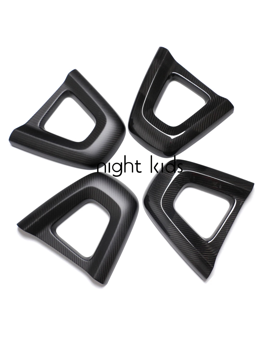 Night Kids for 2016-2023 Mazda MX5 ND Carbon Fiber Seatback Sticker MX5 ND1 ND2 Dry Carbon Fiber Interior