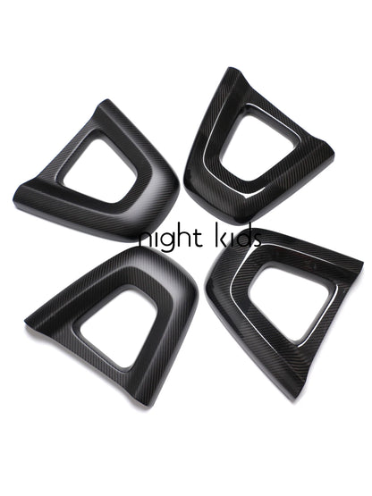 Night Kids for 2016-2023 Mazda MX5 ND Carbon Fiber Seatback Sticker MX5 ND1 ND2 Dry Carbon Fiber Interior