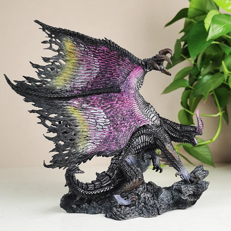 18cm Monster Hunter World Gore Magala Game Figure Model Statue Boys Collection Desktop Decoration Ornament Lights Toys Gifts