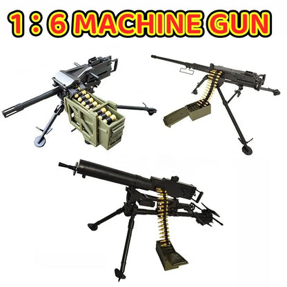 1/6 Heavy Machine Gun M2 Browning G08 Maxim MK19 Grenade Launcher Simulation Model US Army for Action Figure Assemble Toy