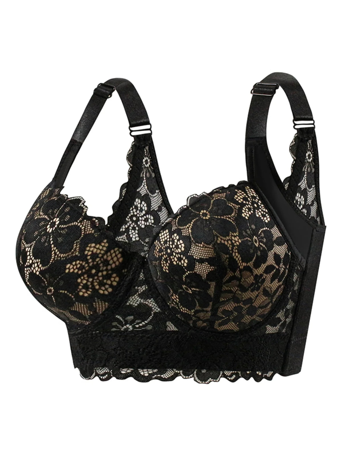 Lace Bra, Comfy & Breathable Bra, Steel Rim Bra Converge Anti sagging Sports，Sexy Women's Lingerie & Underwear