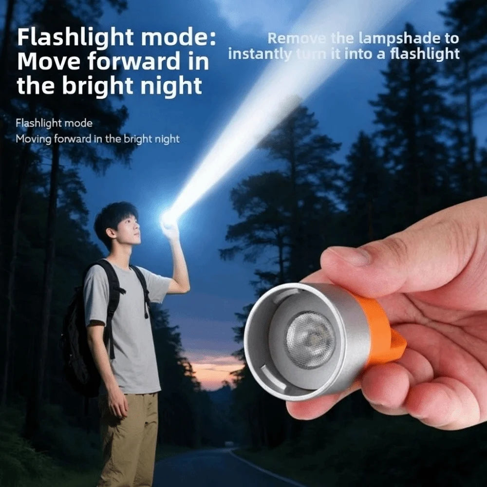 10 Modes Camping lamp Emergency Lantern Detachable Bottle Cap RGB Ambient Light Portable Design Multi-Functional