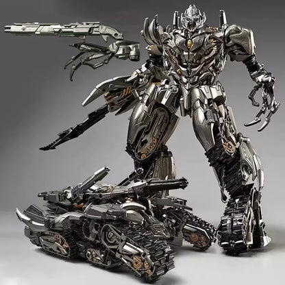 30CM Transformation Optimus Prime Bumblebee Megatron Black Gold Robot Toy Alloy Star Commander Truck Car Toy Action Figure Gift
