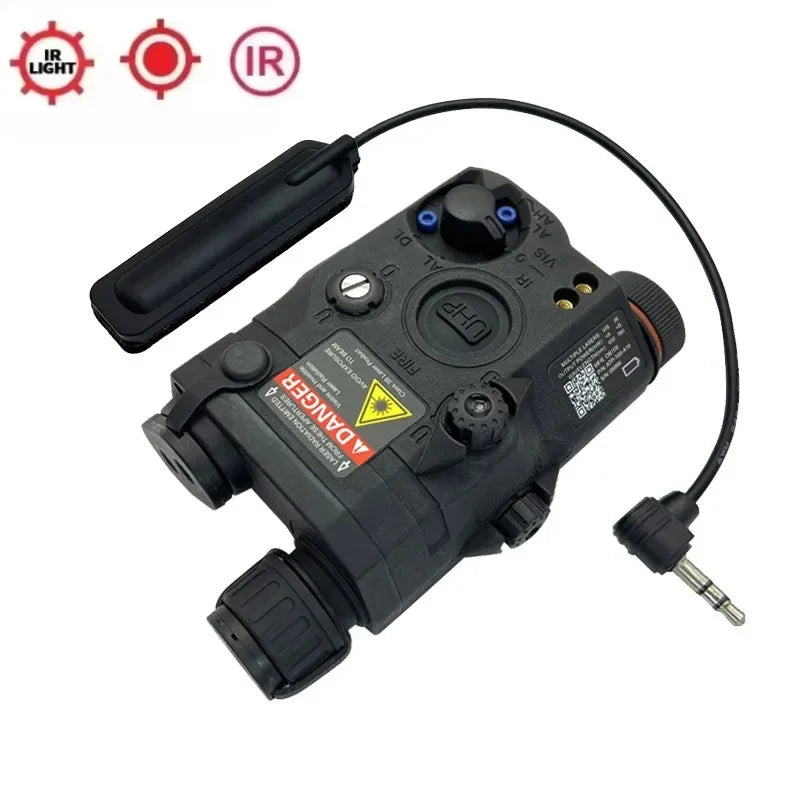 PEQ15 Red Green Dot IR Laser Sight UHP Weapon Gun Light Tactical LED Flashlight White Scout Lamp Outdoor Hunting Fit 20MM Rail