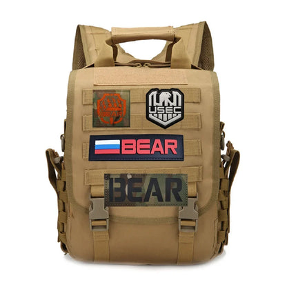 PVC Rubber Patch USEC Team Badge BEAR Magic Armband IR Reflective Tactical Morale Backpack Hook and Loop Patches for Clothing