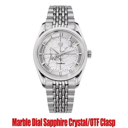 Watchdives WD1954 Rose Gold Watch VH31/VH60 Sweep Second Movement Top Hat Sapphire Crystal Luminous 100m Waterproof Watches