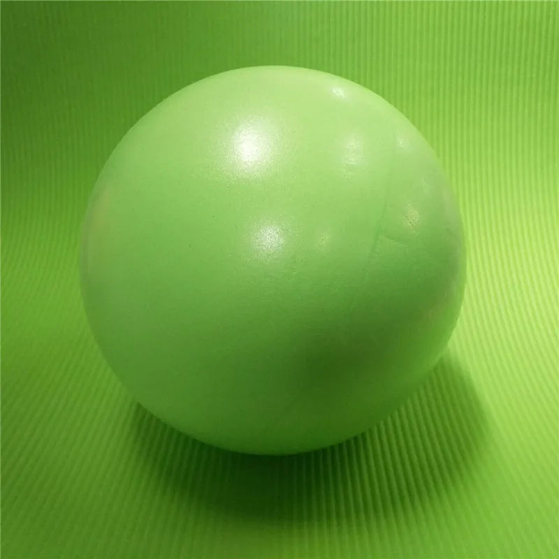 Frosted Small Mini Yoga Ball 25cm Straw  Pilates  Inflatable Gymnastics  Fitness   Children's Toy Balloon