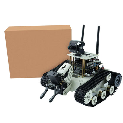 Transbot SE ROS Robot AI Vision Tank Car with 2DOF Camera PTZ Python Programing MoveIt simulation for Jetson NANO Raspberry Pi 5