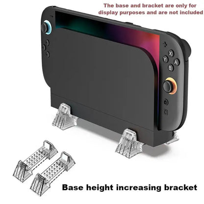AOLION For Switch 1/2 Host Wall Mounted Bracket NS2 Large Base Alloy Wall Mounted Bracket Handle Storage Bracket