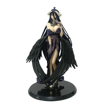 2026 Hot 18/24cm OVERLORD King of the Undead Albedo Armor Design Model Figure Collection Series Doll Toys Fans Birthday Gifts
