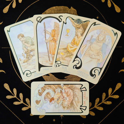 Classic Ethereal Visions Illuminated Tarot The Rider Tarot Deck Cards for Beginners Divination Edition Borad Playing Game