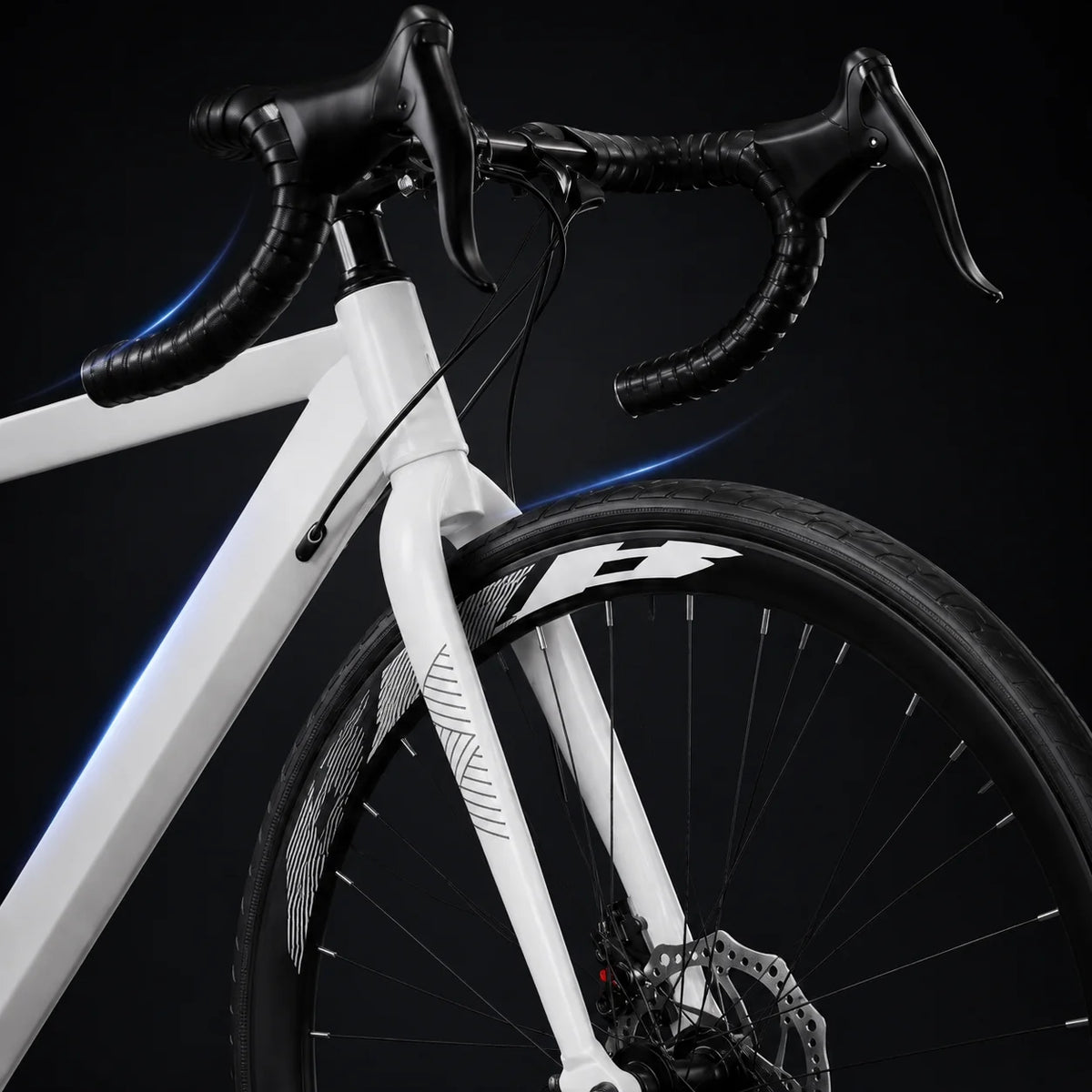 700C Road Bike Drop Bar Bicycle Lightweight Racing Bike 21 24 27 Speed Mechanical Disc Brake Adult Commuter Cycle