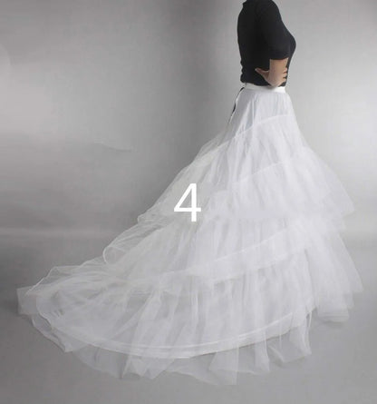 Hot Bridal Wedding Petticoat Underskirt Prom Plus Size Hoop Crinoline 12 Styles Customized