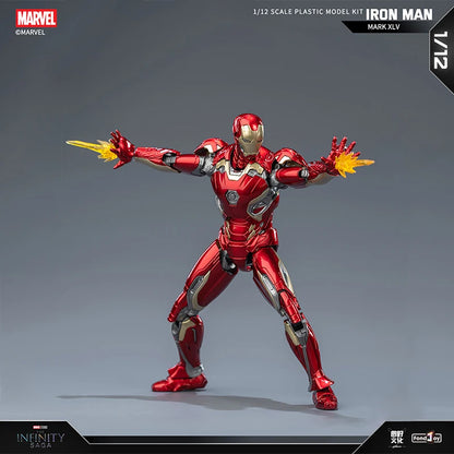 Original Fondjoy Iron Man MK45 Model Kit Infinity Saga Ironman Mark 45 Assembly ABS Joint Movable Kids Toys Boy Birthday Gifts