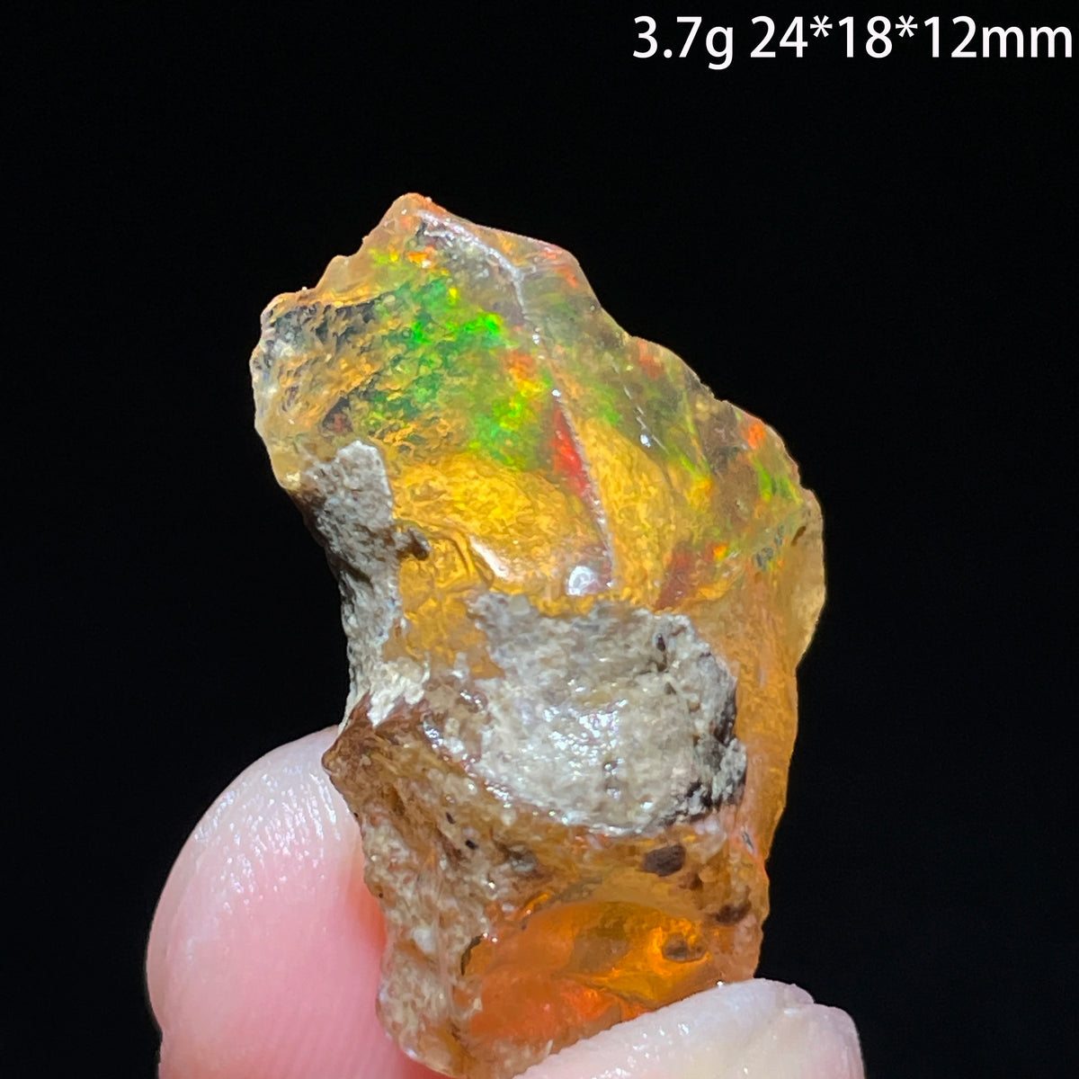 Natural Rare Colorful Ethiopia Opal (Need In Water) Gem Mineral Healing Quartz Crystals Gemstone Shooting Under Lighting