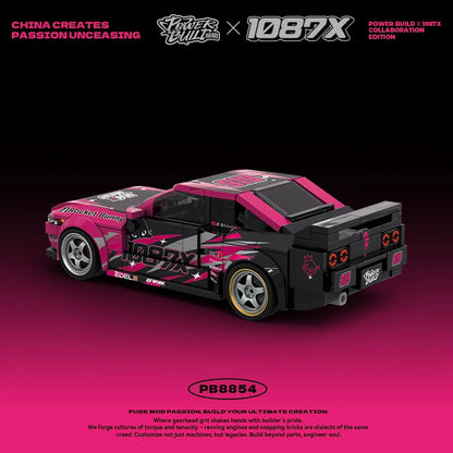 Technical MOC 1087X Drift Vehicle Building Blocks City Champion Racing Sports Car Model Collect Toy Christmas Gift for Kid Adult
