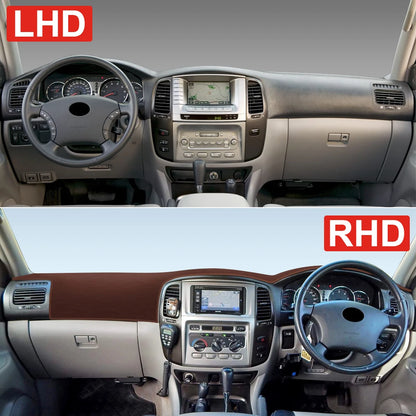 For Toyota Land Cruiser 100 LC100 1998-2003 2004 2005 2006 2007 Car Dashboard Cover Avoid Light Pad Anti-UV Carpet Non-Slip Mats