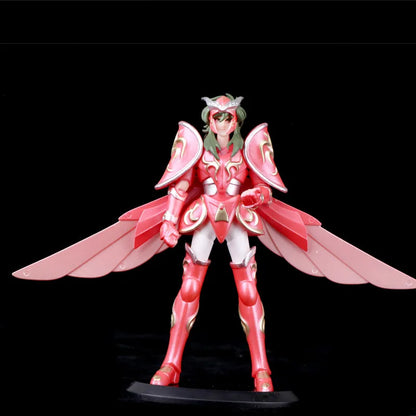 19cm Anime Sacred Saint Seiya Figure Phoenix Ikki Hyoga Seiya Shiryu Standing Figure Toy Collection Decoration Japanese Dolls