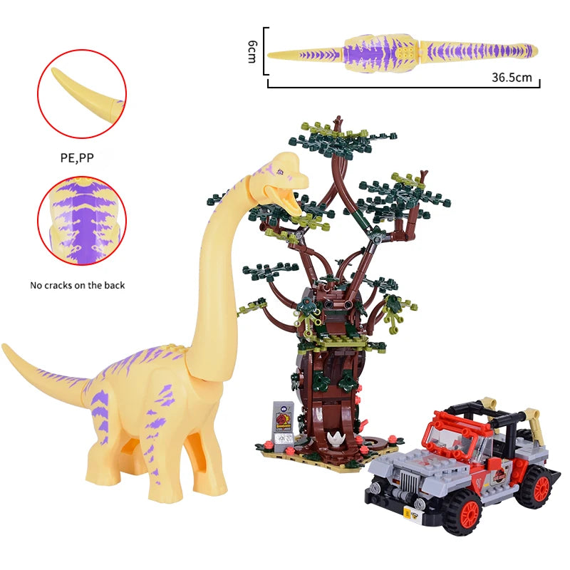 Jurassic Dinosaurs World Animal Park Blocks Building Brick Dinosaur Figures City Dino Robot Dinosaurios Toys For Children Gifts